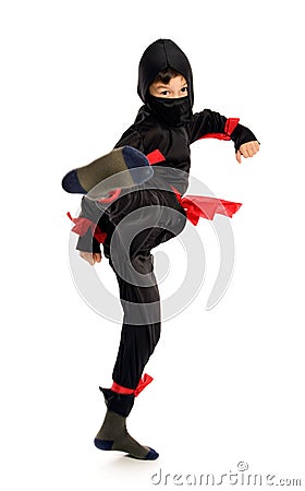 Young Ninja Stock Photo