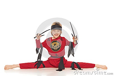 Young Ninja Stock Photo