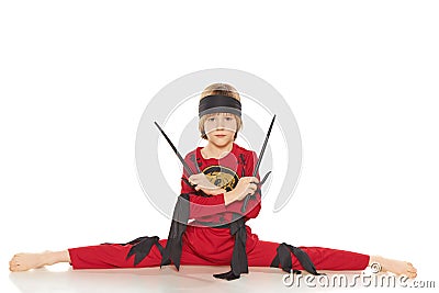 Young Ninja Stock Photo