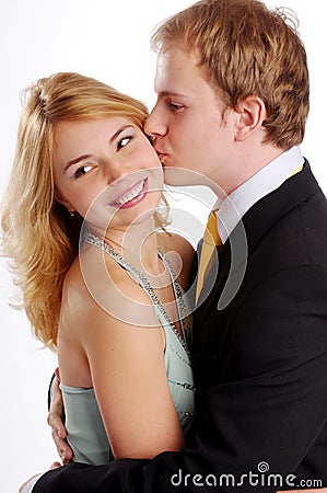 Young pair in love Stock Photo