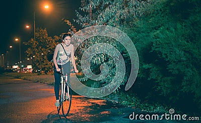 Night ride Stock Photo