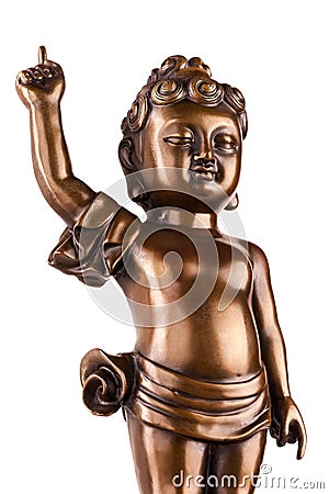 Young prince Siddhartha Gautama. Stock Photo