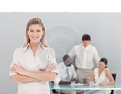 Young professional Business Woman Stock Photo