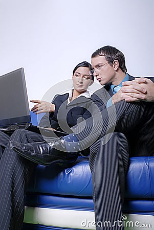 Young professionals Stock Photo