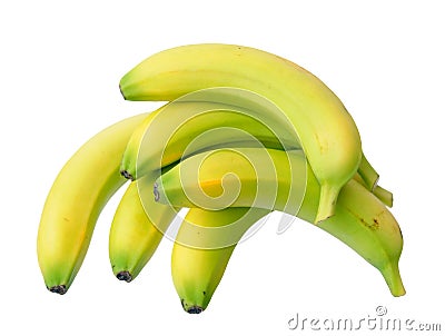 Young ripe banana Stock Photo