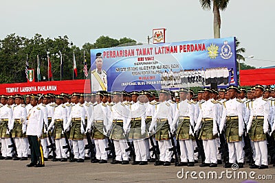 Young Royal Malaysian Army Editorial Stock Photo