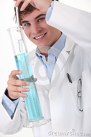 Young scientist Stock Photo