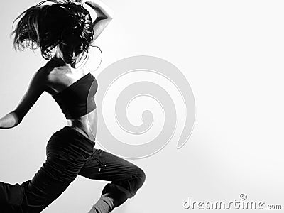 Young and modern dancer Stock Photo