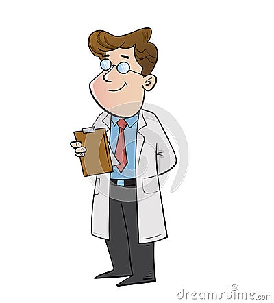 Young specialist doctor in medical coat Stock Photo