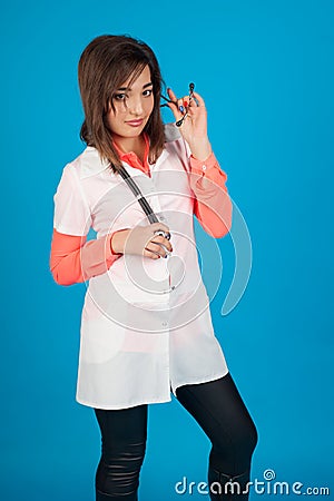 Young student of medicine Stock Photo