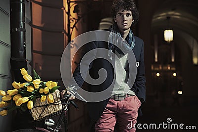 Young stylish guy Stock Photo