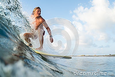 Young surfer Stock Photo