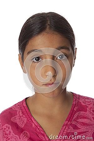 Young surprised teenage girl Stock Photo