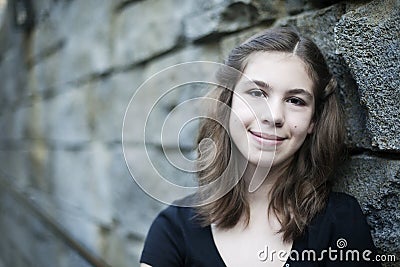 Young teen girl Stock Photo