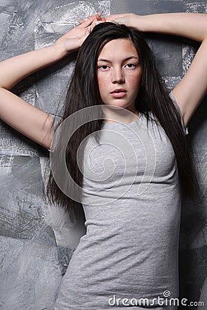 Young teenage girl. Stock Photo