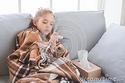 Young teenager girl alone at home childhood Stock Photo