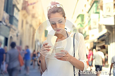 Young tourist Stock Photo