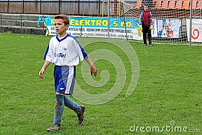 Young wall in defense Editorial Stock Photo