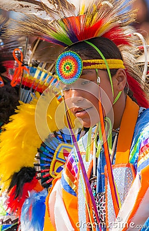 Native American Portrait Editorial Stock Photo