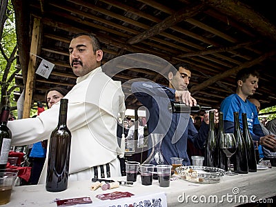 Young Wine Festival in Tbilisi Editorial Stock Photo