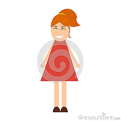 Young woman cartoon Vector Illustration