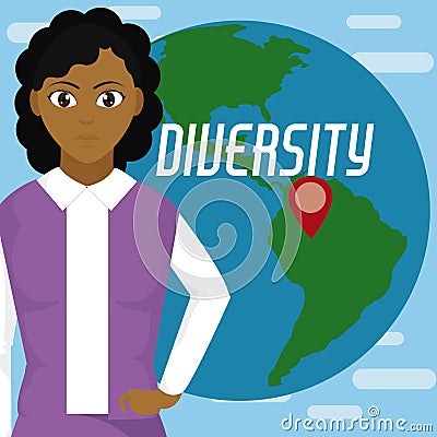 Diversity around the world Vector Illustration