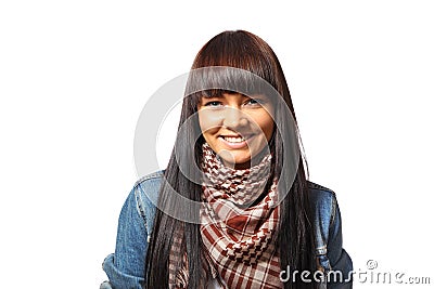 Young woman smiling Stock Photo
