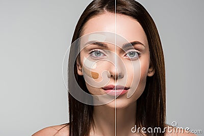 Tonal foundation Stock Photo