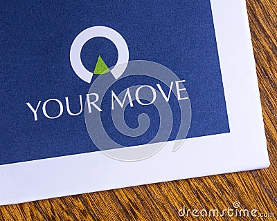 Your Move Estate Agents Logo Editorial Stock Photo