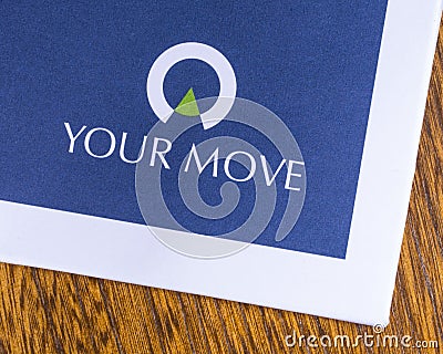 Your Move Estate Agents Logo Editorial Stock Photo