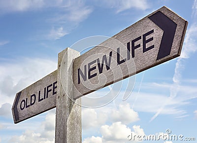 Your new life Stock Photo