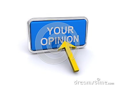 Your opinion Stock Photo