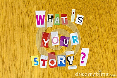 Your story storytelling reading books speak learn school classroom Stock Photo