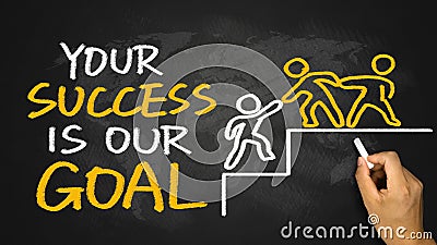 Your success is our goal Stock Photo