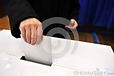 Your vote counts Stock Photo