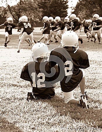 Youth football Stock Photo