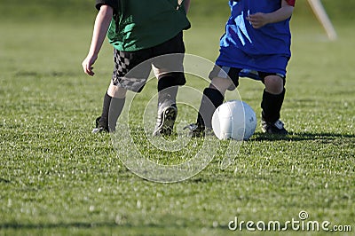 Youth Soccer Stock Photo