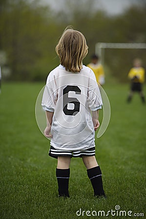 Youth Soccer Stock Photo