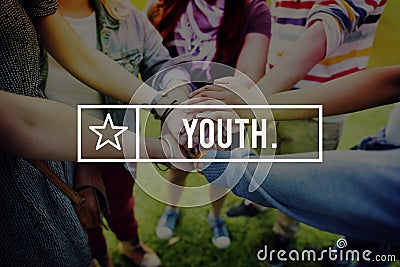 Youth Young Teens Generation Adolescence Concept Stock Photo