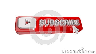 Youtube Like Subscribe button Youtube subscribe Subscribe icon Subscription Bell Newsletter Share Follow Stock Photo