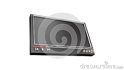 Youtube Like Subscribe button Video Stock Photo