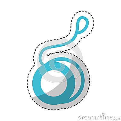 Yoyo toy isolated icon Vector Illustration