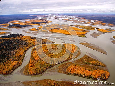 Yukon river Alaska Stock Photo