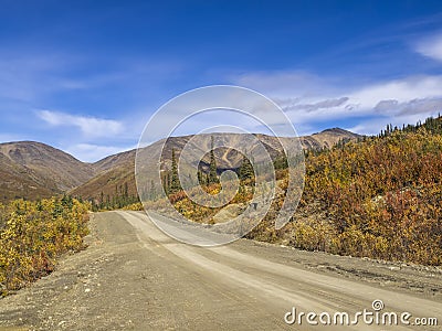 Yukon Road Stock Photo