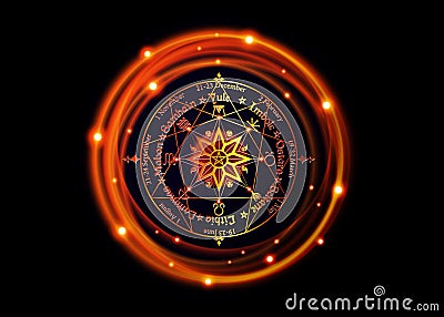 Wheel of the Year is an annual cycle of seasonal festivals, enneagram by many modern Pagans. Wiccan calendar and holidays. Compass Vector Illustration