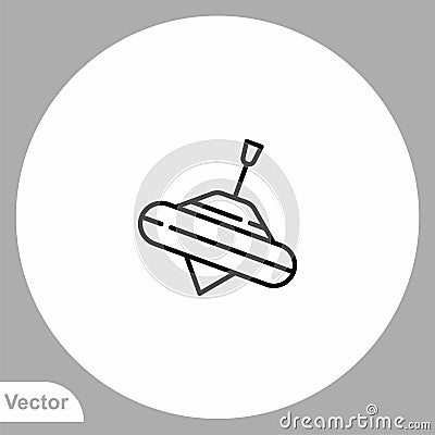 Yule vector icon sign symbol Vector Illustration