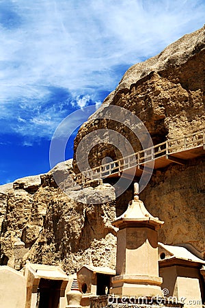 Yulin Grottoes Stock Photo