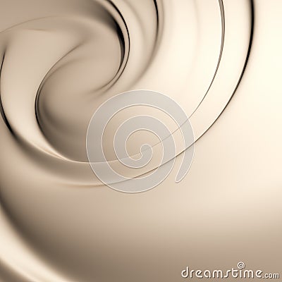 Yummy creamy swirl Stock Photo