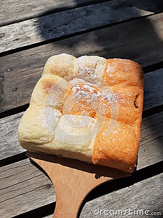 A yummy Japanese milk bread Stock Photo