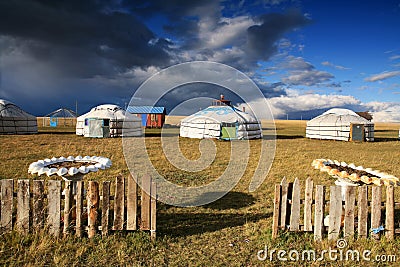 Yurt Stock Photo